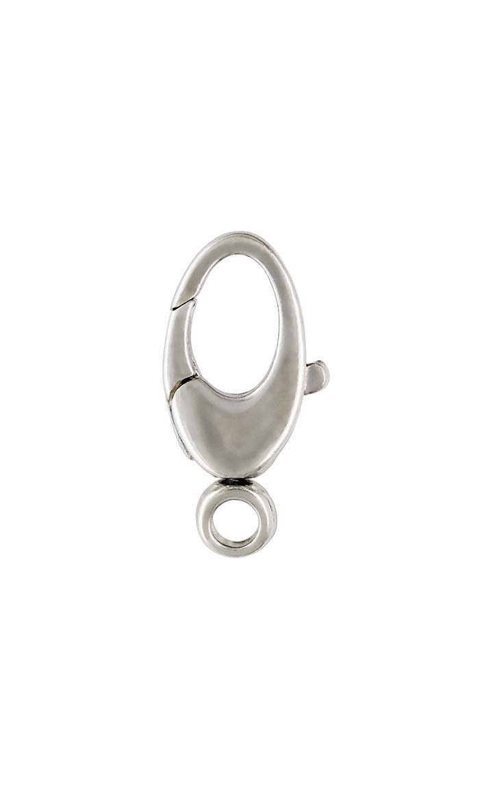 Oval Swivel Clasp (7.0x15.5mm), Sterling Silver. #5002123