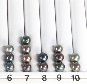 Loose Tahitian Pearl Sets, Pick your Pearls! (LPO26)