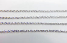 Sterling Silver Rhodium Rope Chain (S009R)