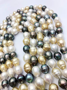 Multicolor Tahitian/South Sea/Edison Pearl Strands