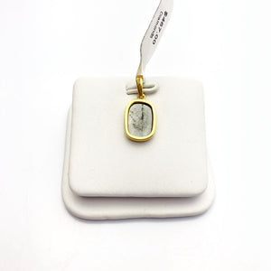 Diamond 14K Yellow Gold 2.48 Carat Pendant. 100% Natural Color