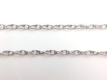 22” Sterling Silver Rhodium Finish Rope Chain 1.3mm (S010R/22)