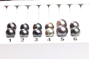 Paired Tahitian Pearl Matched Sets (12-14mm), Pick Your Pearls! (PLP004)