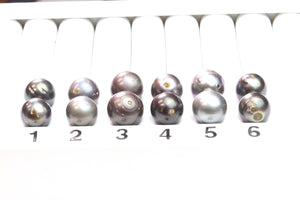 Paired Tahitian Pearl Matched Sets (12-14mm), Pick Your Pearls! (PLP020)