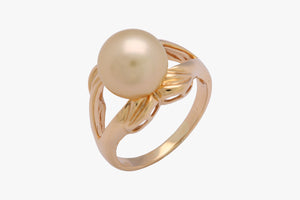 14K Gold Pearl Ring Setting  (JPR-670)