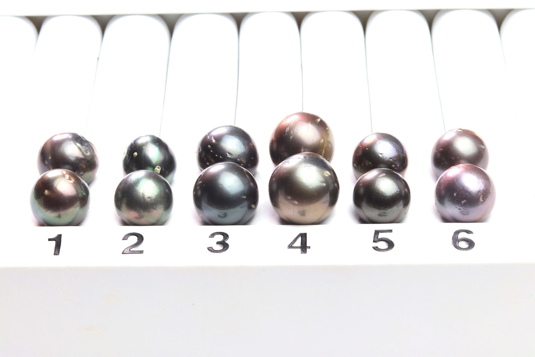 Paired Tahitian Pearl Matched Sets (12-14mm), Pick Your Pearls! (PLP025)