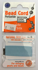 Turquoise Bead Cord - Perlseide