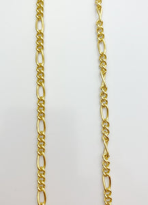 20” Figaro 14k Gold Filled Chain 4.0mm (S5031CLC)