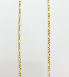 18” 14k Gold Filled Figaro Chain 1.5mm  (S2031CLC-18)