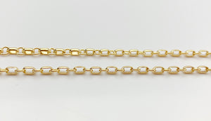 3.4mm Gold Filled Fancy Cable/Brac Chain