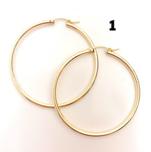 14k Gold Filled Euro Wire Hoop Earrings