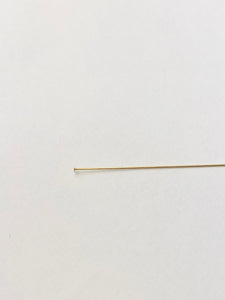 26ga Head Pins, 14KGF 016”X3.00” 26 gauge wire, 716C-3.00(14KGF)