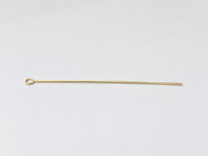 Head pin, 14k gold filled, Head pin 027 “X2” 22 gauge, 327-2.00(14KGF)