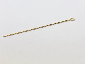 Head pin, 14k gold filled, Head pin 027 “X2” 22 gauge, 327-2.00(14KGF)