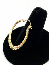 Gorgeous Braided Hoop,14k gold filled (14KGF), Sterling Silver,  Earrings sku DE-654 Small