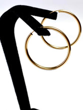 Gorgeous Bold Endless Hoop Earrings, 14k gold fill, (14KGF) sku 090 Endless 3