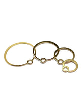 Gold Filled Circle Shaped Finding SKU: 040-620-0 CRF W/O TOP