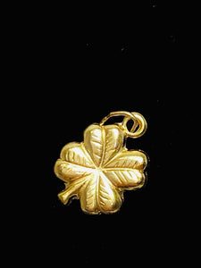 Glimmering 14k Gold Filled 4 Leaf Clover Findings sku #714-C