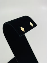 Bold Diamond Shaped Stud Earrings (14KGF) 0.49mm X 7.43mm sku# 5.020-4