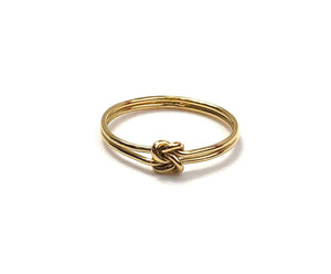 14KGF double knot ring , 14K gold filled , Sku # 405K2R7