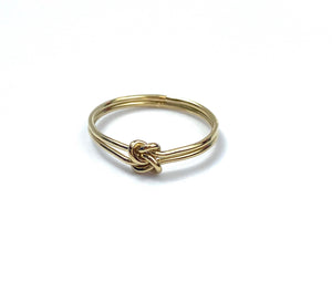 14LGF double knot ring , 14K gold filled , Sku #405K2R6