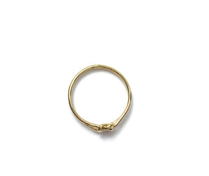 14KGF double knot ring , 14K gold filled , Sku #405K2R5