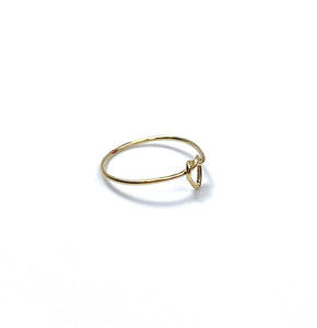 Beautiful 14KGF single heart knot ring , 14K gold filled , Sku#405K1HR7