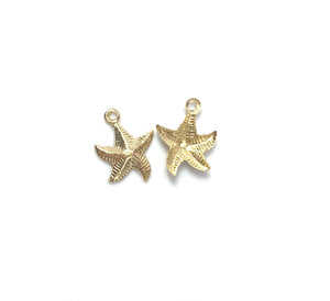 14KGF star fish charm , 14K gold fill , Sku# 788-C