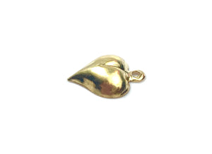 Beautiful 14KGF heart charm , 14K gold filled , SKU # 400C38