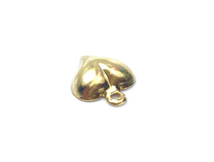 Beautiful 14KGF heart charm , 14K gold filled , SKU # 400C38