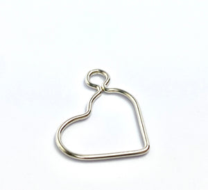 Silver Heart Charm Sku#500H155RC