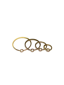 Gold Filled Circle Shaped Finding SKU: 040-620-0 CRF W/O TOP