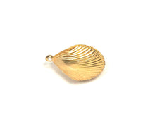 14KGF shell charm , 14K gold filled charm , Sku #483-C