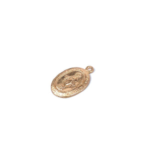 Saint Mary Charm, 14KRGF, 14K Rose Gold Fill, 14K Rose Gold Filled, 8.90mm X 14.05mm