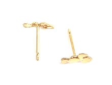 Beautiful 14KGF Multi heart stud , 14K gold fill , SKU #591-4