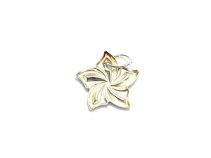 Sterling Silver Flower Pendant, Sku#E8-C