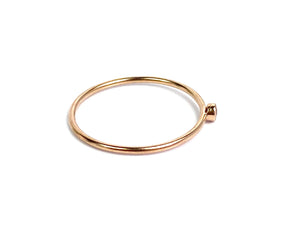 2mm Pink 3A CZ Stacking Ring , Sku#4820R7M10