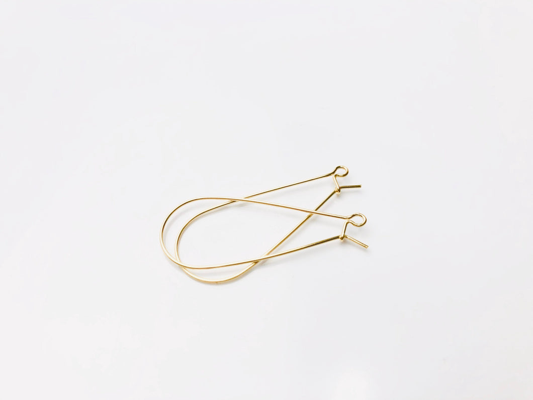 Beautiful 14KGF ear wire , 14K gold filled , sku#756-43