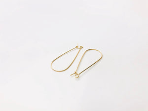 Beautiful 14KGF ear wire , 14K gold filled , sku#756-43