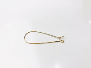 Beautiful 14KGF ear wire , 14K gold filled , sku#756-43