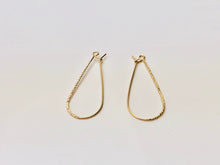 Textured 14KGF ear wire , 14K gold filled , Sku #756-43