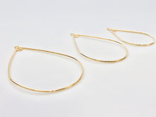 Stunning 14KGF “ tear drop “ ear wire , 14K gold filled , Sku # 752 - 3