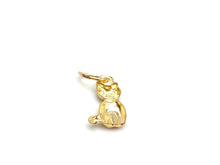 14KGF cat charm , sku#1898-C