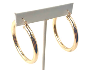 Stunning round 14KGF hoop earrings, 14K gold filled , SKU#090 C 11 Gf