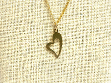 14KGF Heart charm , Sku#603-C