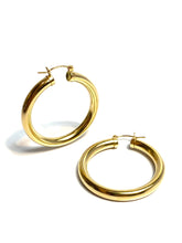 Captivating 14KGF 5mm Thick Hoop Earring, 14K Gold Filled, 14K Gold Fill