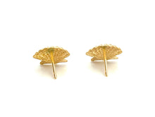 14KGF Seashell Studs , Sku#1820-4