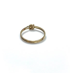 14LGF double knot ring , 14K gold filled , Sku #405K2R6