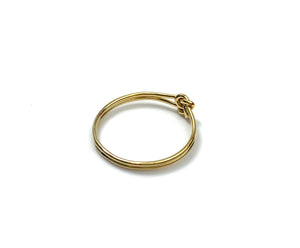 14KGF double knot ring , 14K gold filled , Sku# 405K2R8