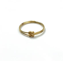 14KGF double knot ring , 14K gold filled , Sku# 405K2R8